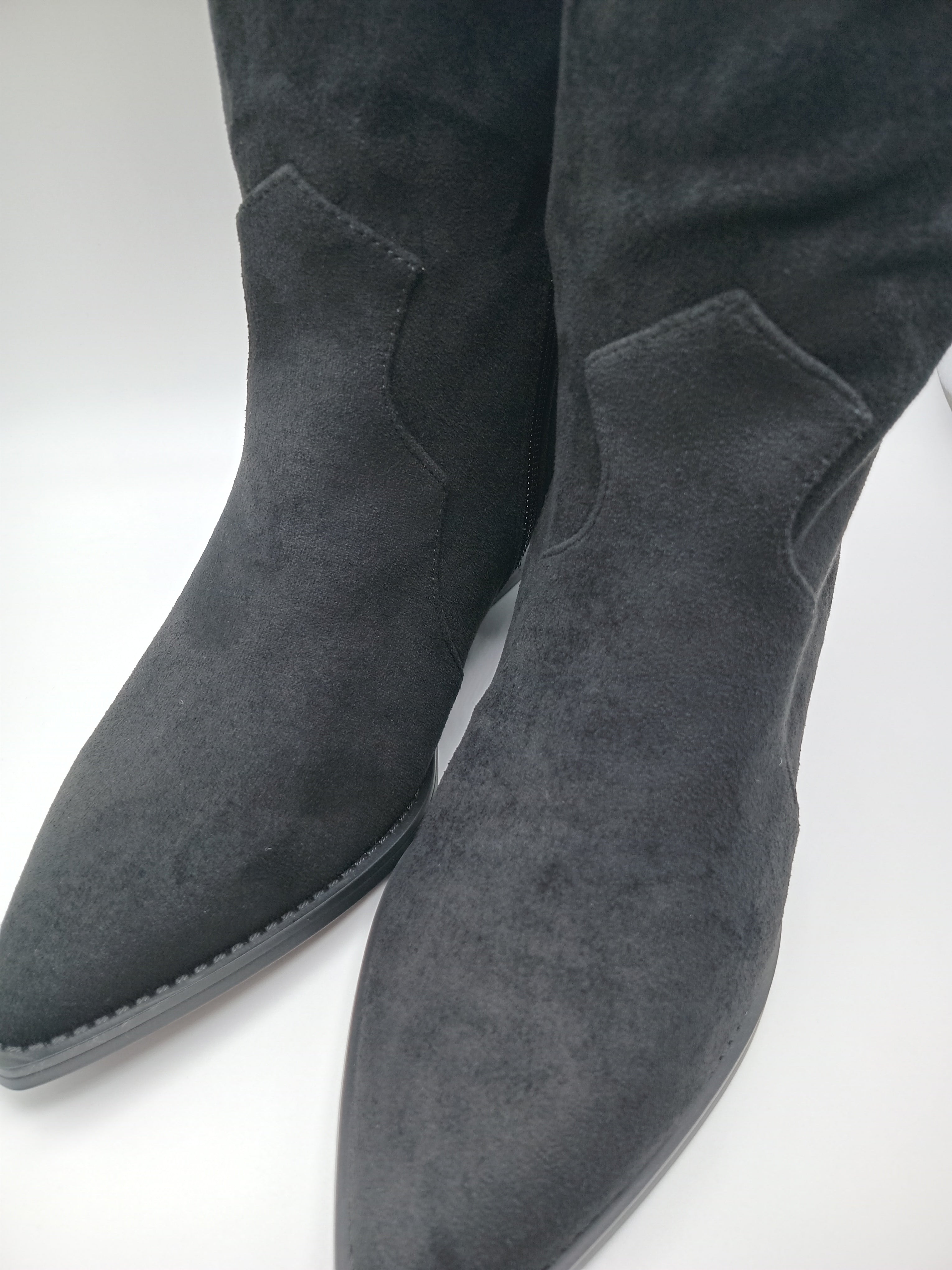 BOTA CAVALEIRA FINDLAY PRETO BLACK CAMURÇA ZIPER BICUDO MONTARIA