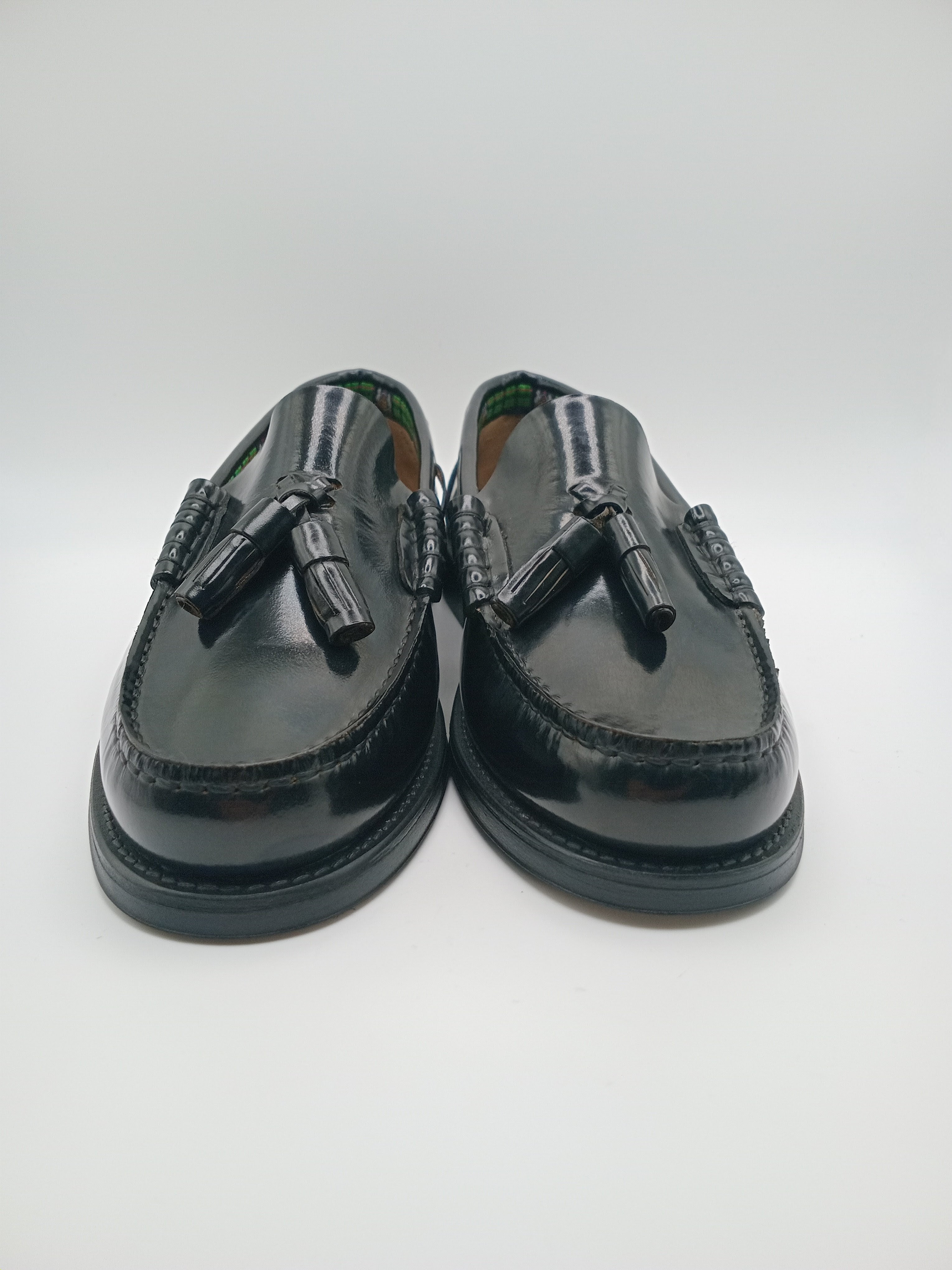 Mocassins Com Borlas Homem Em Pele Genuína Preto Sapatos Casuais Elegantes E Confortáveis Estilo Clássico Atemporal; Design Exclusivo INNOVA SHOES Para Cerimónia Escritório E Dia A Dia; Calçado Masculino Premium