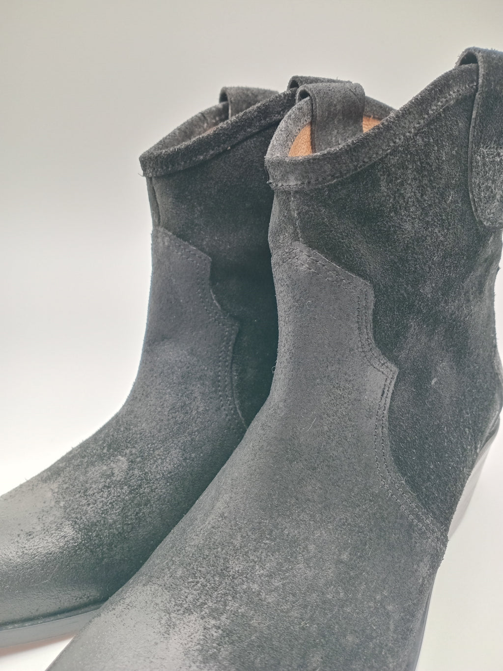 BOTA TEXANA BEAT SHOES PRETO COURO LISO BICUDO