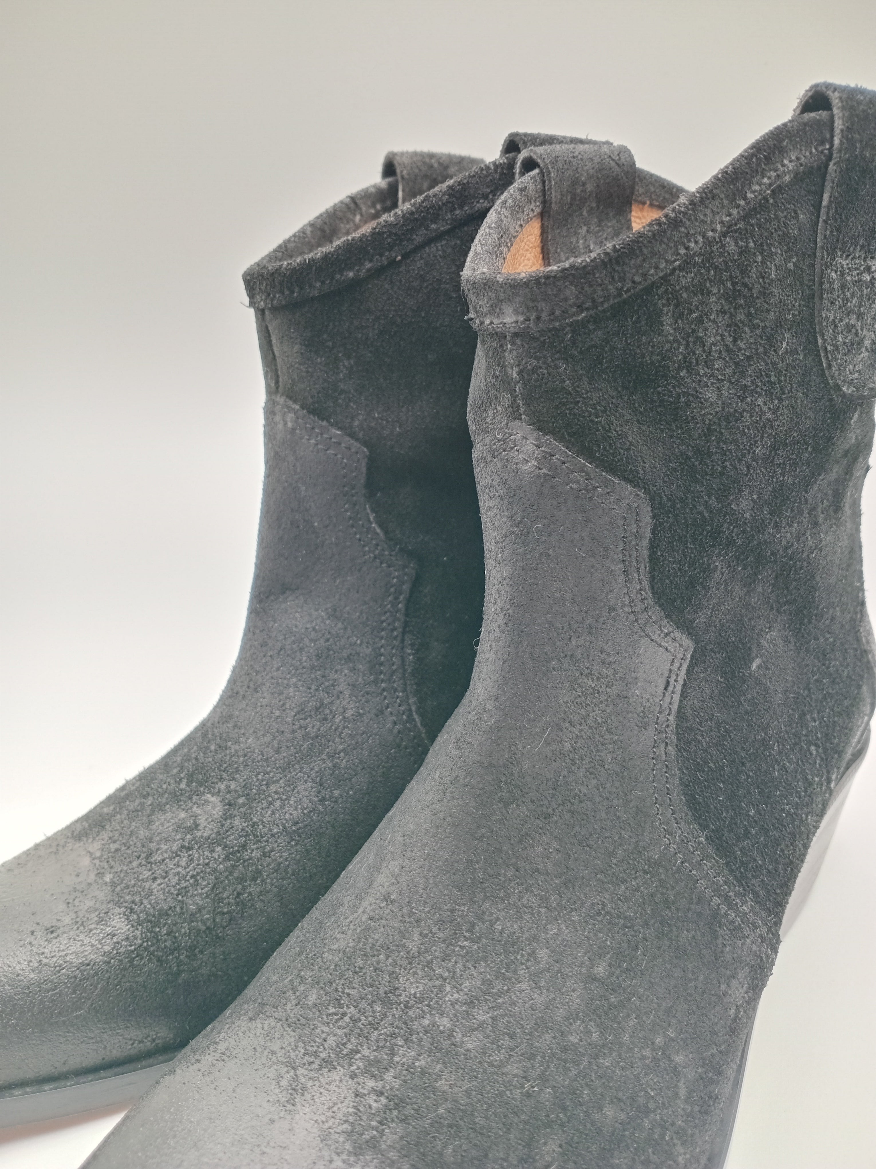 BOTA TEXANA BEAT SHOES PRETO COURO LISO BICUDO