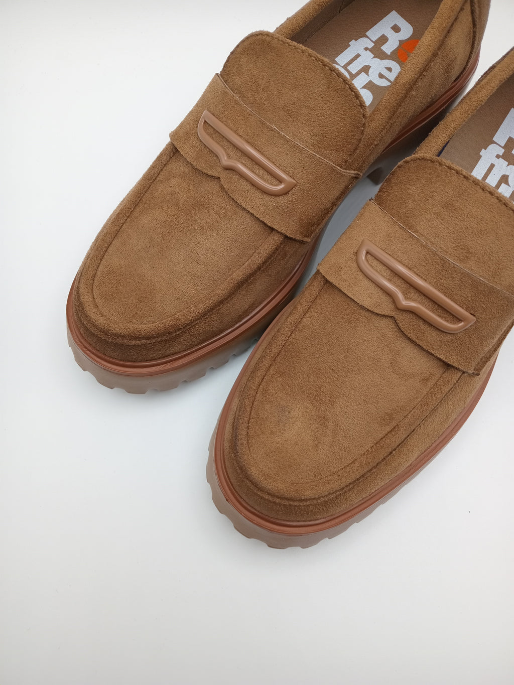 MOCASSIM SALTO REFRESH CASTANHO VELUDO TRATORADO