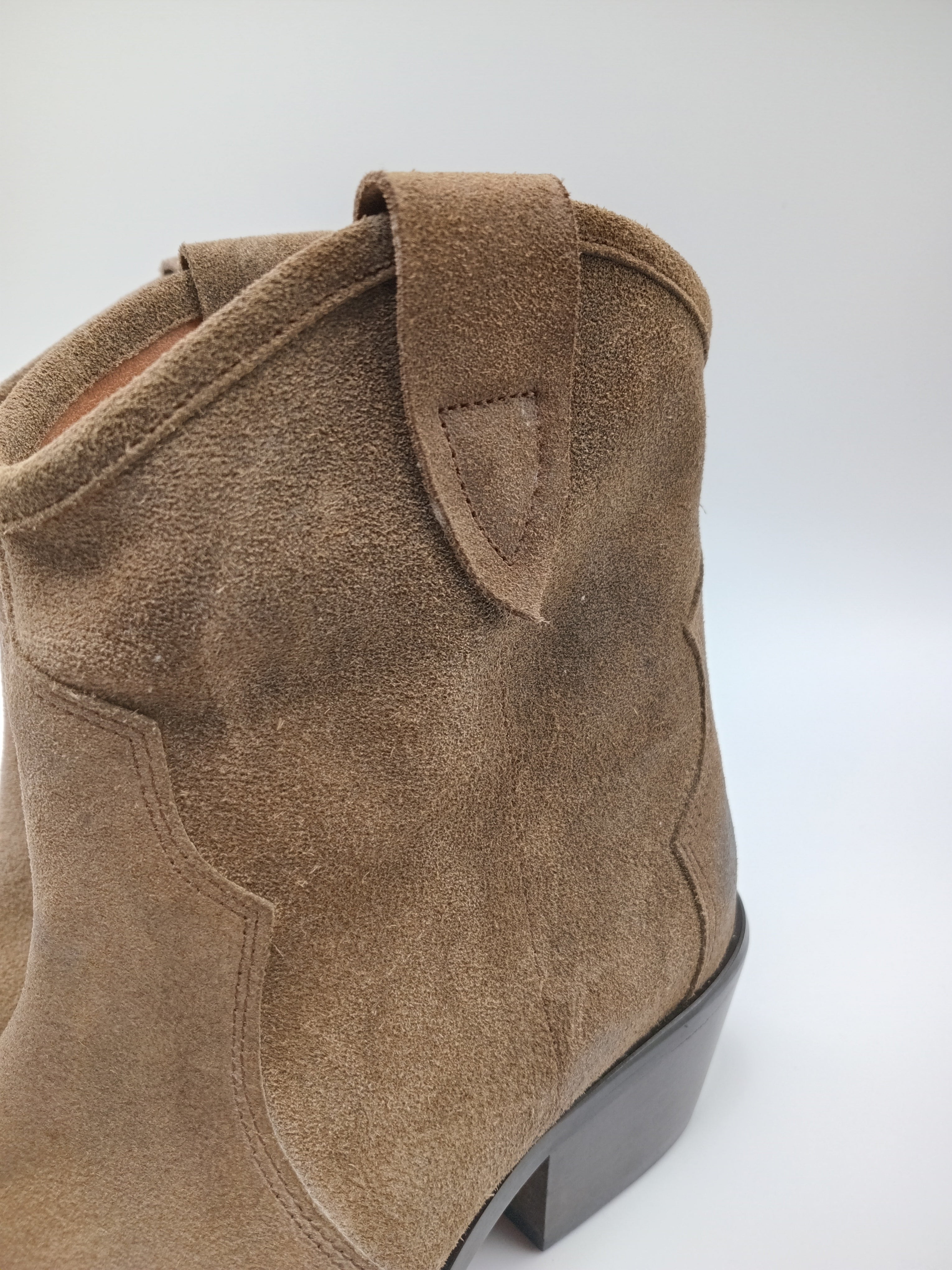 BOTA TEXANA BEAT SHOES CASTANHO COURO LISO BICUDO