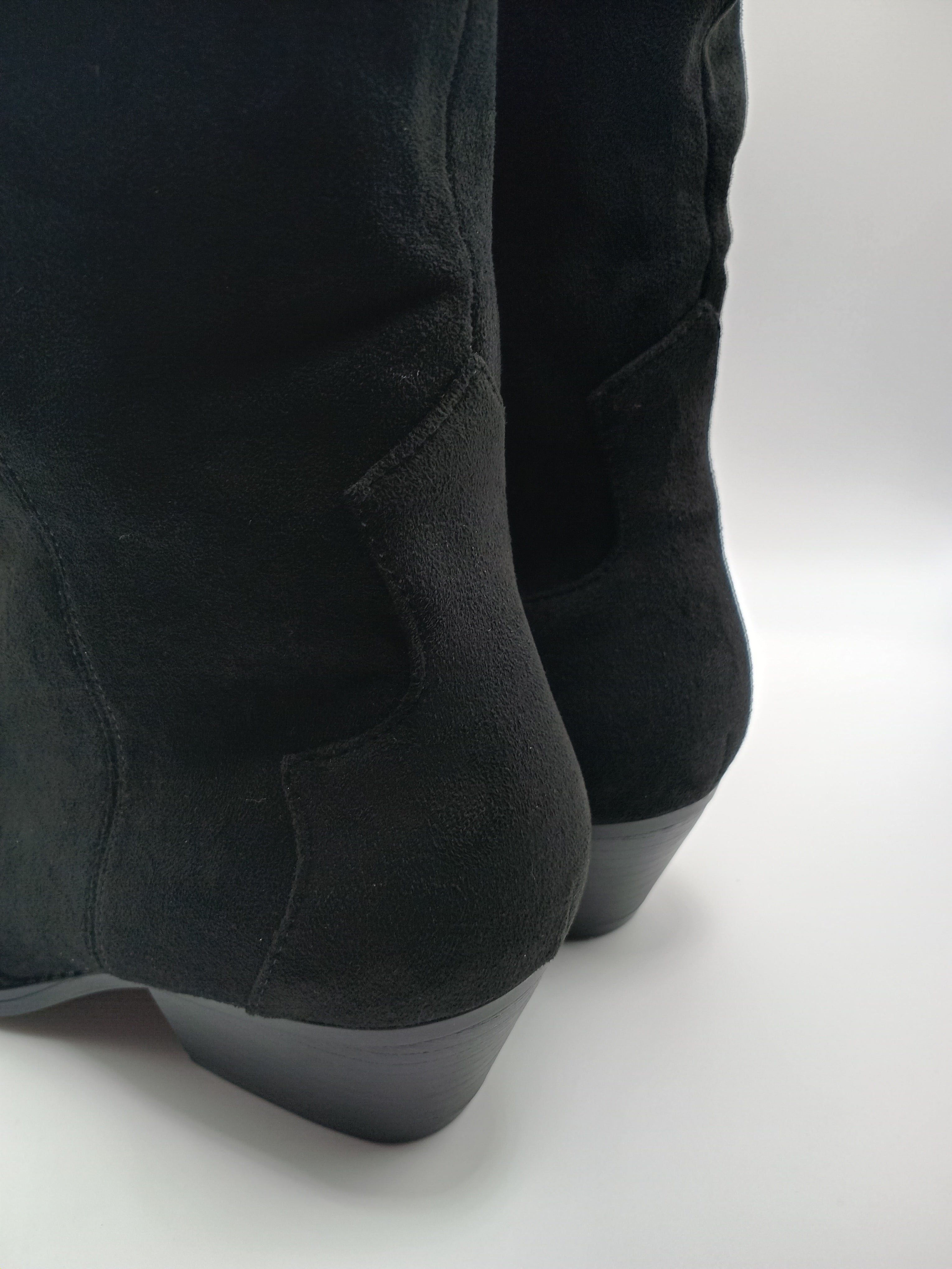 BOTA CAVALEIRA FINDLAY PRETO BLACK CAMURÇA ZIPER BICUDO MONTARIA