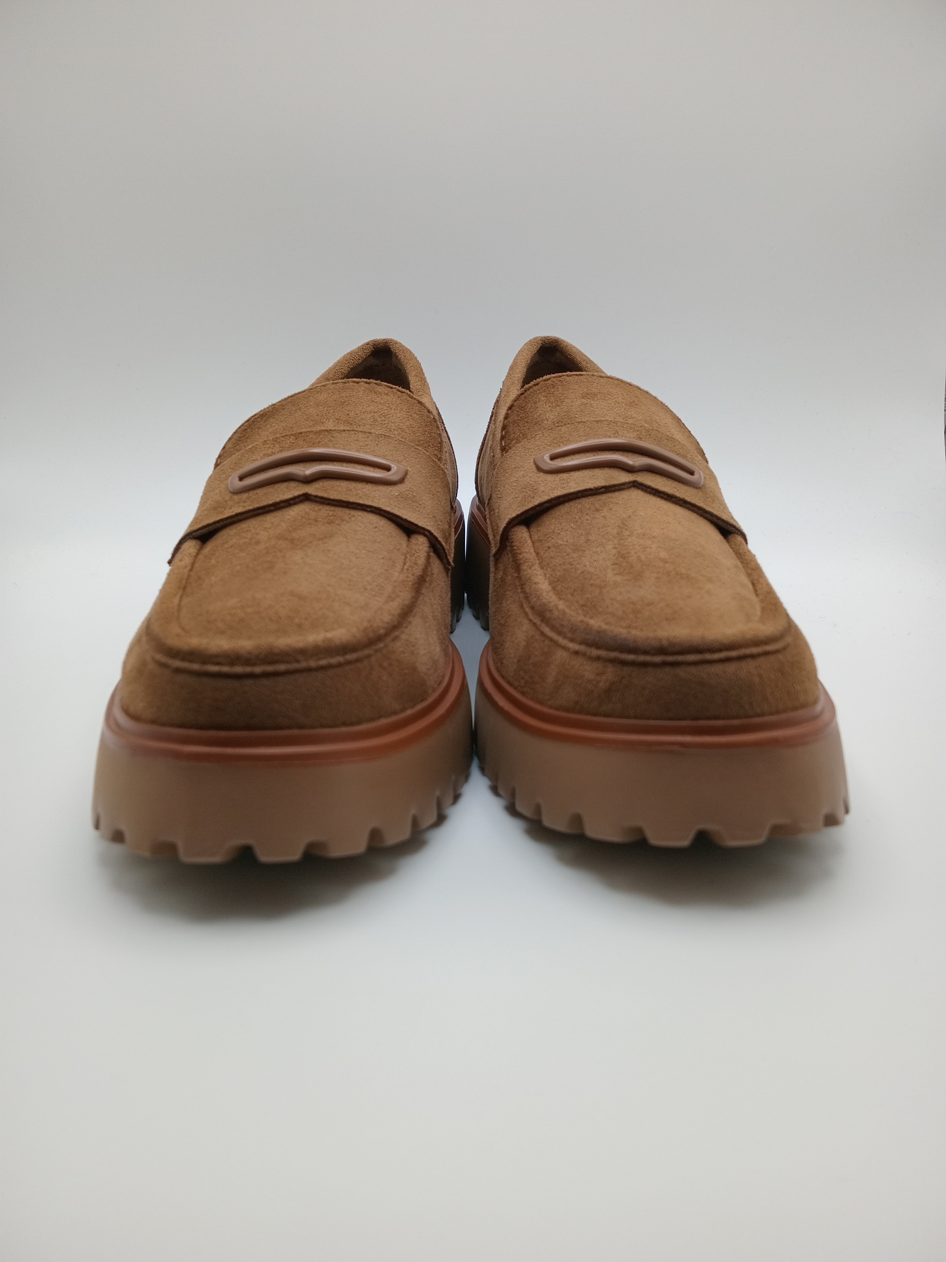 MOCASSIM SALTO REFRESH CASTANHO VELUDO TRATORADO