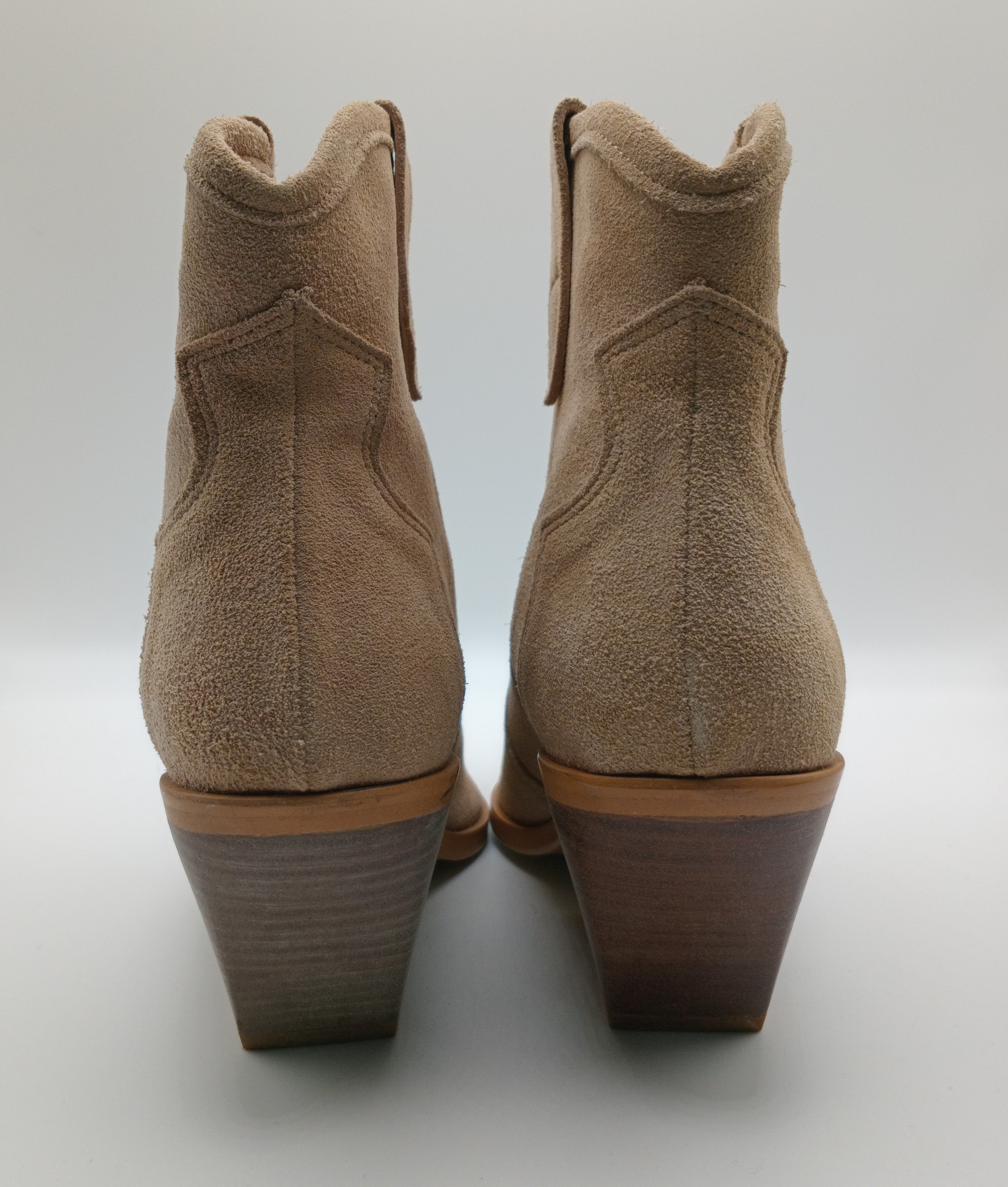 BOTA TEXANA BEAT SHOES BEGE COURO BICUDO